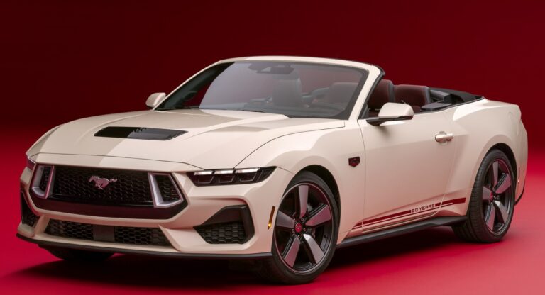 2026 Ford Mustang GT Convertible Dimensions
